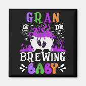 Aimant Gran Of The Brewing Baby Grandma To Be Halloween (Devant)