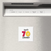 Aimant Grand 70e anniversaire (In Situ (Lave-vaisselle))