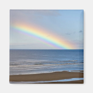 Aimant Grand arc-en-ciel au-dessus de l'océan Pacifique à