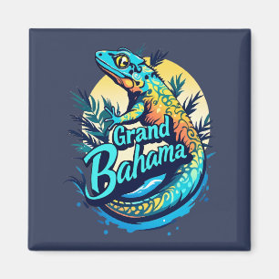 Aimant Grand Bahama Caribbean Gecko