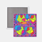Aimant grand bloc violet art (Recto/Verso)