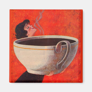 Aimant grand buveur de café