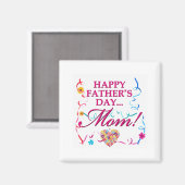 Aimant Grand cadeau pour une maman célibataire (Recto/Verso)