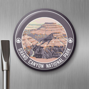 Aimant Grand Canyon Design Poster vintage