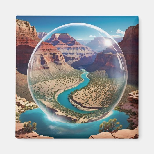 Aimant Grand Canyon Domed 2035 Imagination (Devant)