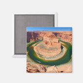 Aimant Grand Canyon Horse Chaussure Bend (Recto/Verso)