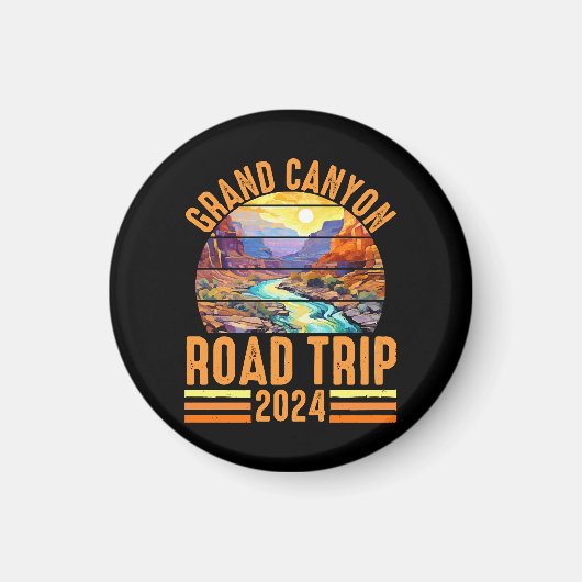 Aimant Grand Canyon National Park Road Trip 2024 (Devant)