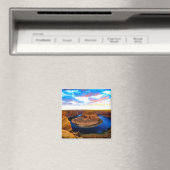 Aimant Grand Canyon Roches rouges et eau bleue Belle (In Situ (Lave-vaisselle))