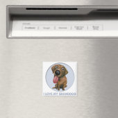 Aimant Grand-chien du Labrador Retriever (chocolat) (In Situ (Lave-vaisselle))