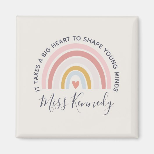 Aimant Grand coeur pour façonner les jeunes esprits Ensei (Devant)