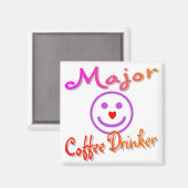 Aimant Grand Consommateur de café (Recto/Verso)