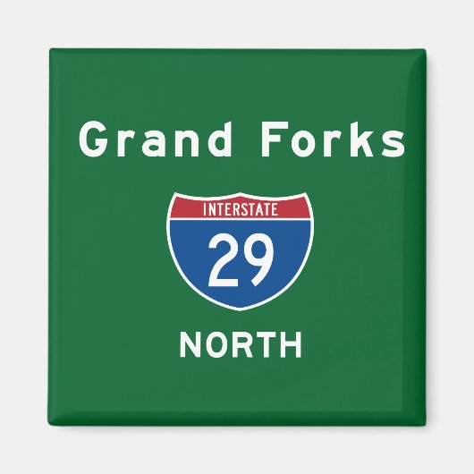 Aimant Grand Forks 29 (Devant)