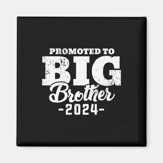 Aimant Grand Frère 2024 Pour Grossesse de Jeunes Enfants (Devant)