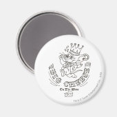 Aimant Grand Fromage Jerry Sur La Lune 1 (Recto/Verso)