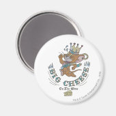 Aimant Grand Fromage Jerry Sur La Lune 2 (Recto/Verso)