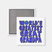 Aimant Grand grand-père du monde (Recto/Verso)
