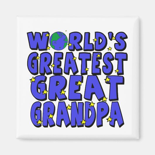 Aimant Grand grand-père du monde (Devant)