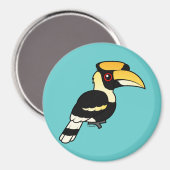 Aimant Grand Hornbill (Recto/Verso)