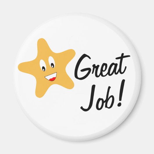 Aimant Grand Job Gold Star (Devant)