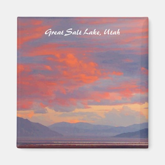 Aimant Grand lac de sel, Utah (Devant)