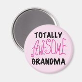 Aimant Grand-maman totalement impressionnante - T-shirts (Recto/Verso)