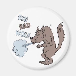 Aimant Grand mauvais loup