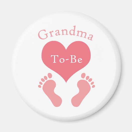 Aimant Grand-mère à devenir (Devant)