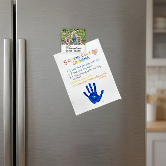 Aimant Grand-mère a établi un souvenir photo