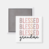Aimant Grand-mère béni | Cadeaux pour grand-mère (Recto/Verso)