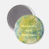 Aimant Grand-mère Cool (Recto/Verso)
