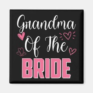 Aimant Grand-Mère De La Femme De Mariage De Famille Marié
