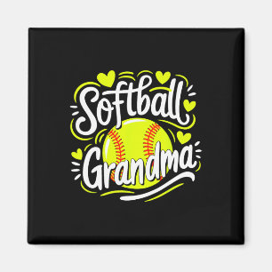 Aimant Grand-mère de softball