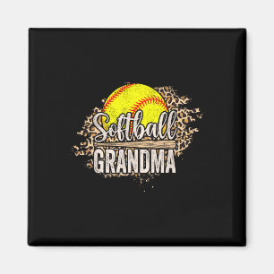 Aimant Grand-mère de softball Nana Fête des mères Acclama