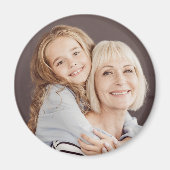 Aimant Grand-mère grand-enfants photos complètes (Devant)