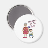 Aimant Grand-Mère Sont Les Meilleurs (Recto/Verso)