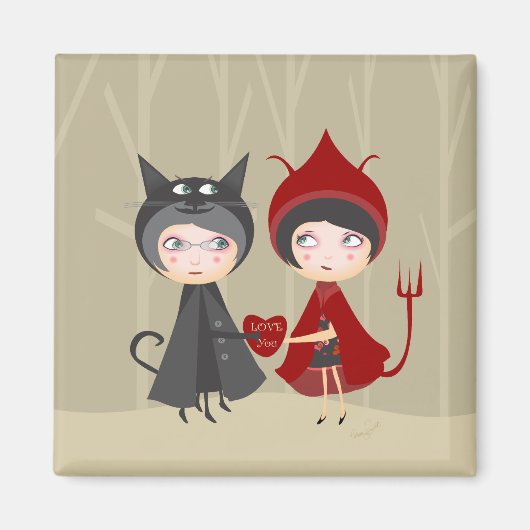 Aimant Grand-mère Valentine (Devant)