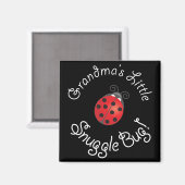 Aimant Grand-mère's Little Snuggle Bug ! (Recto/Verso)