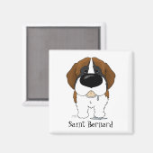 Aimant Grand nez Saint Bernard (Recto/Verso)