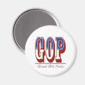 Aimant Grand Old Party (Recto/Verso)