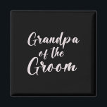 Aimant Grand-Père De L'Équipe De Mariage Tee De Groom Gra<br><div class="desc">Grand-Père Du Groom Tee Équipe Mariage Du Groom Grand-Père</div>