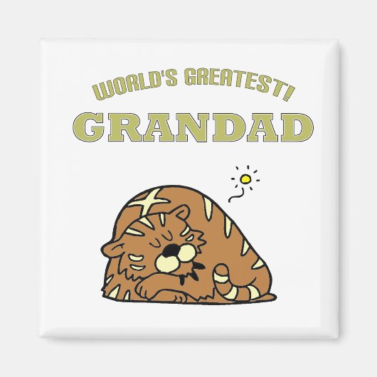 Aimant Grand-père du monde ! (Devant)