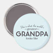 Aimant Grand-père du monde (Recto/Verso)