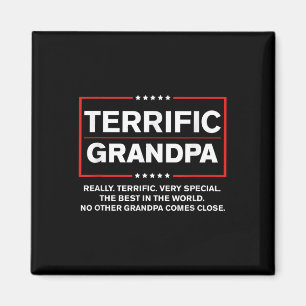 Aimant Grand-père formidable - Drôle campagne Donald Trum