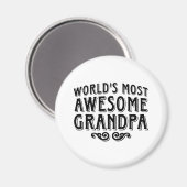 Aimant Grand-père génial (Recto/Verso)