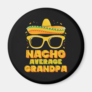 Aimant Grand-père moyen nacho Cinco De Mayo Famille