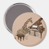 Aimant Grand piano de Talented Giraffe (Recto/Verso)