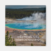 Aimant Grand Prismatic Spring Parc national de Yellowston (Devant)