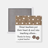 Aimant Grand professeur dire (Recto/Verso)