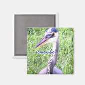 Aimant Grand rappel bleu (Recto/Verso)