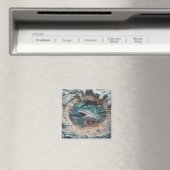 Aimant Grand requin blanc 3D (In Situ (Lave-vaisselle))